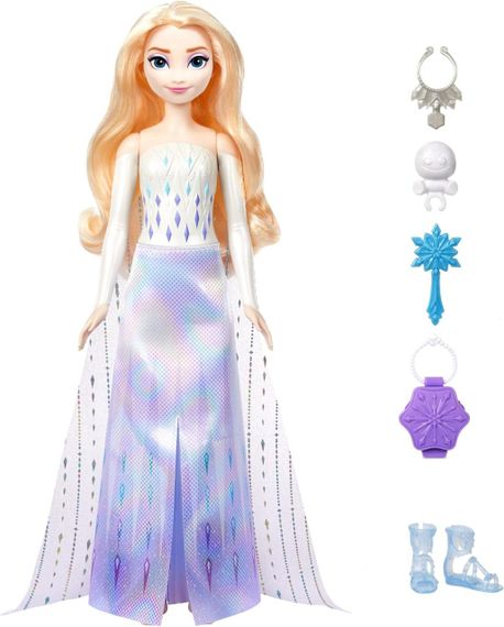Лялька Ельза з аксесуарами Крути та прояви Крижане серце Elsa Disney Frozen Spin & Reveal | Зображення 1