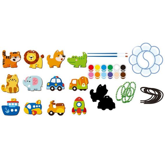 Набор для творчества "Магнитные брелки Чудо мастерская" 47751, 12 магнитов | Зображення 1