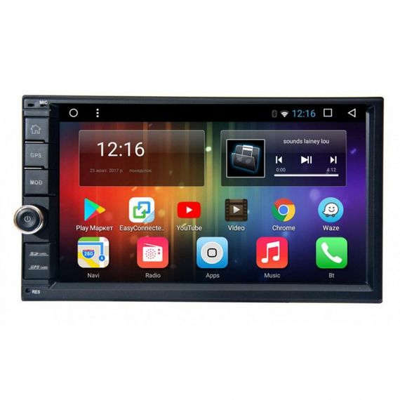 Магнітола універсальна Toyota Windows XPRO чорний (42433-7023W_1760) | Зображення 2
