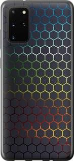 Чохол на Samsung Galaxy S20 Plus Переливні стільники з пластику FCh_010208