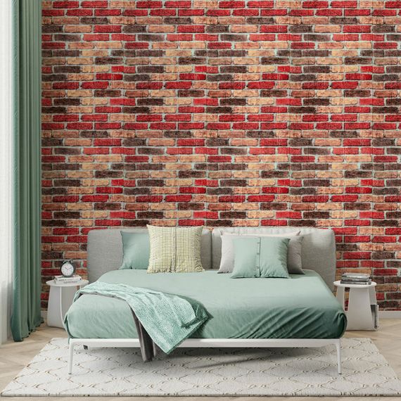 Панель стінова 3D 700х770х2мм (047-2) єкатеринославська цегла (D) Sticker Wall SW-00001916 | Зображення 4