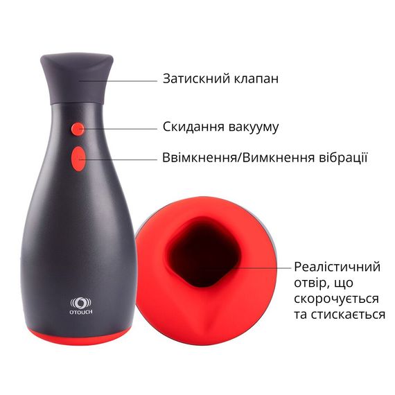 Мастурбатор Otouch NINJA 2, 7 режимів вібрації, ефект стискання | Зображення 5