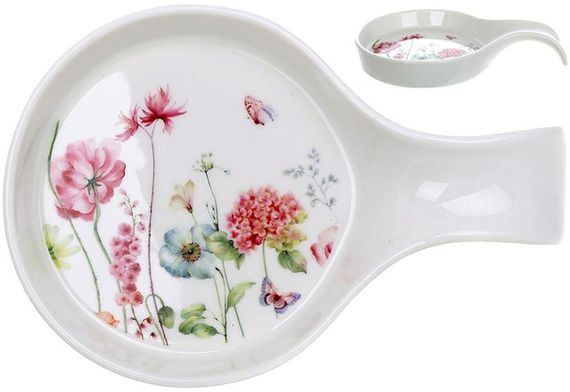 Підставка для ложки Flower Garden 18х12см, порцелянова