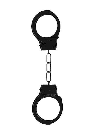 Наручники металеві Metal Handcuffs - Black | Зображення 1