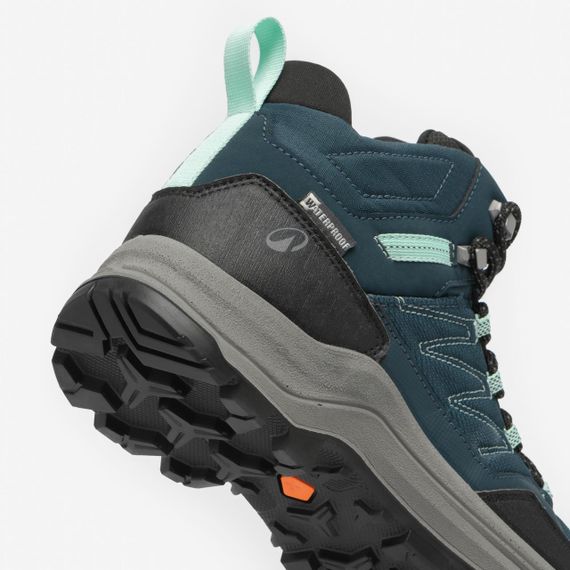 Черевики жіночі MH 100 для гірського туризму водонепроникні зелені - EU37 UA37 | Зображення 6