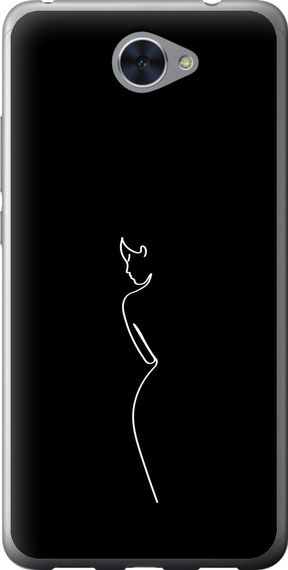 Чехол на Huawei Y7 2017 Силуэт1 "4590u-1019-17620"