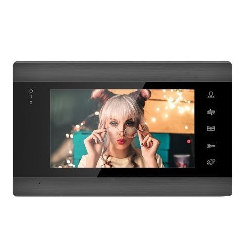 Видеодомофон CoVi Security Steel Force Wi-Fi Black | Зображення 1