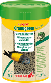 Корм для травоїдних цихлід Sera Granugreen Nature у гранулах 100 мл (55 г) 03933