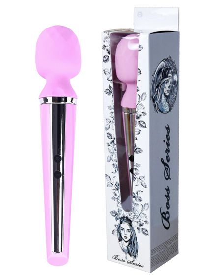 Вібро-мікрофон Massager Genius USB Розовий 10 Function Sex Aura