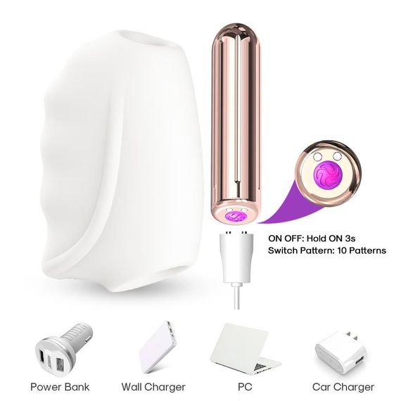 Вакуумный стимулятор - Master White sexstyle | Зображення 6