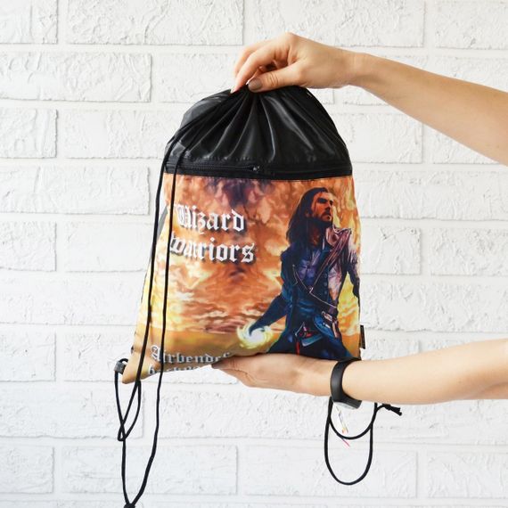 Рюкзак-сумка для одягу та взуття 4Profi "Wizard Warriors", gold 46266