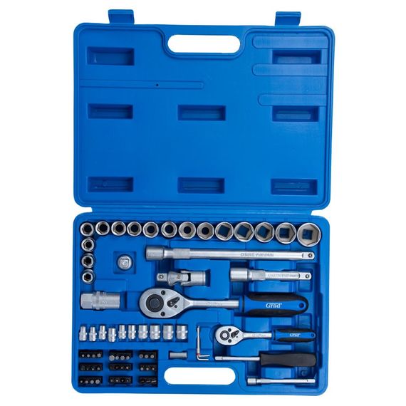 Набір насадок торцевих і біт Grad 1/4", 1/2" 72 шт Start (6003145) | Зображення 4