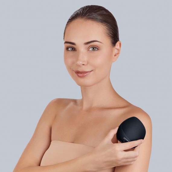 Ультразвукова щітка для тіла та інтенсивний пілінг GESKE Sonic Body Brush&Intensive Exfoliator 7в1 starlight, Чорний | Зображення 3