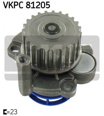 Насос водяний (Вир-во SKF) SKF VKPC81205 на VW GOLF VI (5K1)