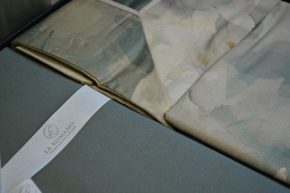 Постельное белье La Romano Silk Satin 200×220 см Rivano Moonmist | Зображення 3