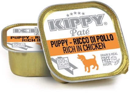 Вологий корм для цуценят з куркою Kippy Pate Puppy Chicken, 150 гр