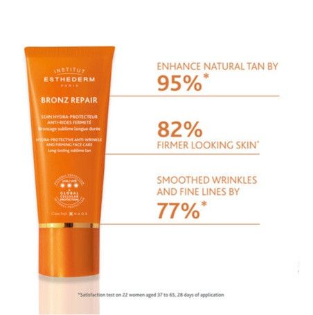 Антивіковий бронзуючий крем Institut Esthederm Bronz Repair Face Cream Strong Sun 15 ml | Зображення 1