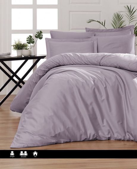 Постільна білизна First Choice Cotton Satin 200х220 Snazzy Lavender