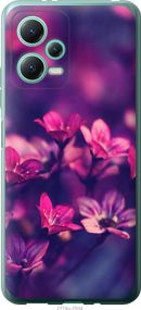 Чехол на Xiaomi Redmi Note 12 5G Пурпурные цветы "2719u-2934-17620"