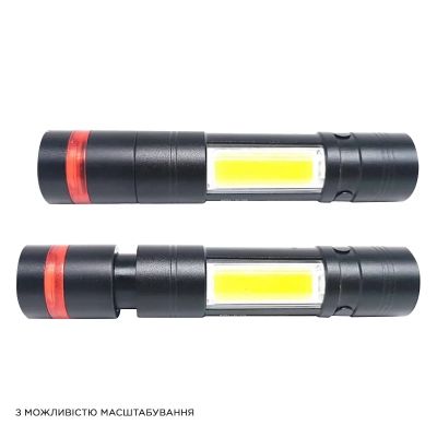 Ліхтар Quantum Assistant 3W LED+COB з USB з функцією Power Bank (QM-FL1030) | Зображення 1