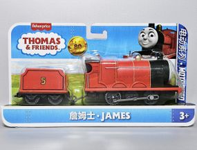 Классический моторизованный поезд Джеймс из юбилейной серии к 80-летию Thomas & Friends Оригинал Fisher-Price