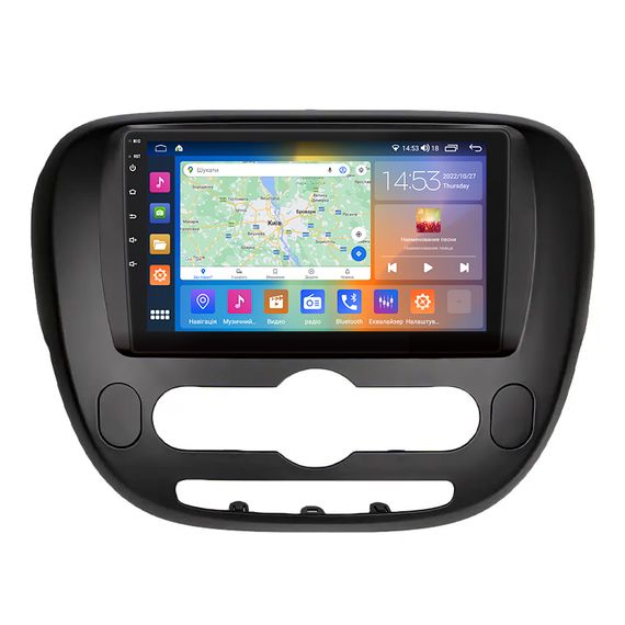 Штатна магнітола Lesko для Kia Soul II 2013-2016 IPS 9" 4/64Gb CarPlay 4G Wi-Fi GPS Prime Охлаждение