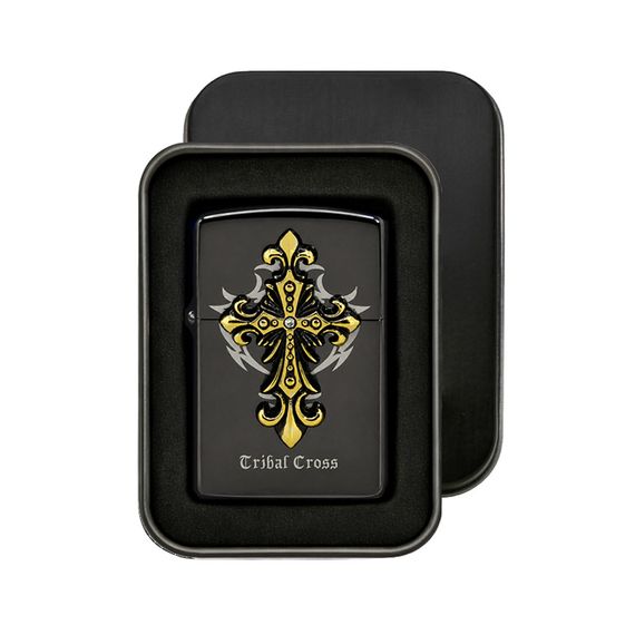 Зажигалка Бензиновая С Крестом  Zorro Cribal Cross | Зображення 2