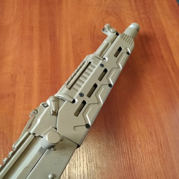 Цівка для АК-47/74 сумісна з обвісом з авіаційного алюмінію Чорна | Зображення 4