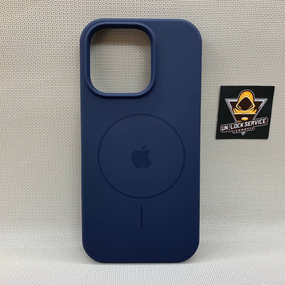 Чохол Iphone 16 Pro MagSafe SoftTouch м'який Протиударний Синій