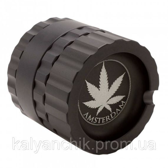 Гріндер металевий Amsterdam Black Grinder 4part d:63mm | Зображення 3