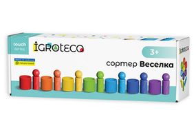 Дерев'яний сортер "Веселка" 900712 IGROTECO