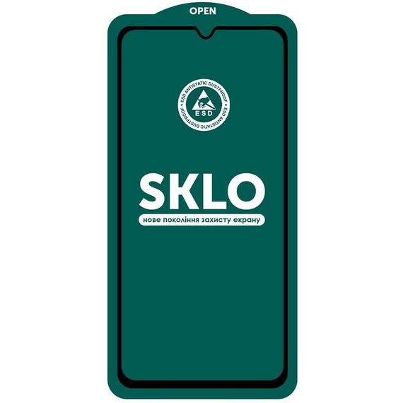 Защитное стекло SKLO 5D (тех.пак) для Xiaomi Redmi 15C (EU) / Poco C85 (EU) Черный