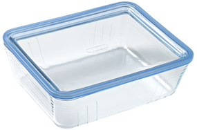 Форма з кришкою Pyrex Pure Glass, 24x19x8 см (2.6 л)