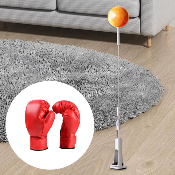 Стійка для боксу, боксерська груша, боксерський м'яч, підлогова груша для боксу 139-153 см | Зображення 2