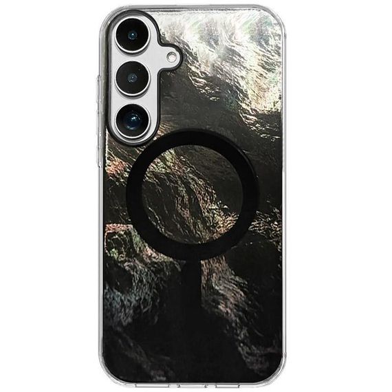 Чохол TPU Shiny Mountain (MagFit) для Samsung Galaxy S24 FE Black
