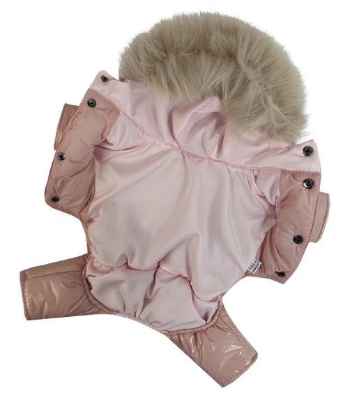Зимовий комбінезон лакований рожевий A-80 | Зображення 3