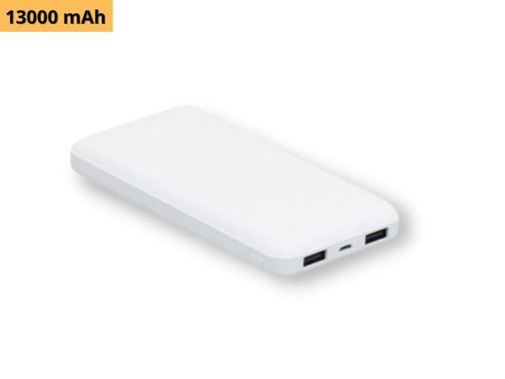 Павербанк зовнішній акумулятор XPRO PB70 13000 mAh з індикацією заряджання білий (MAW-41895) | Зображення 1