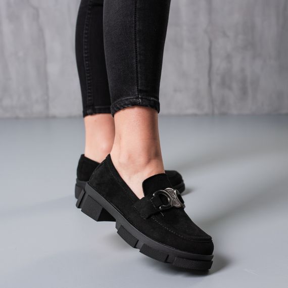 Броги женские Fashion Kingdom 3750 41 размер 26 см Черный | Зображення 7
