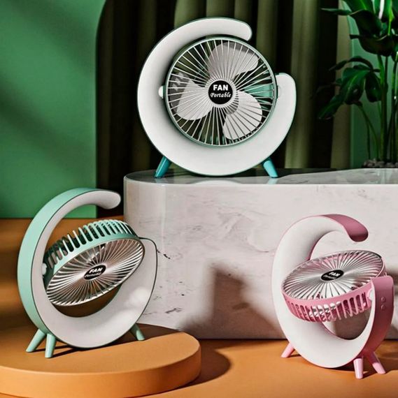 Портативний настільний LED вентилятор з регульованою швидкістю XPRO RD-1713 (45260-RD-1713_238) | Зображення 5