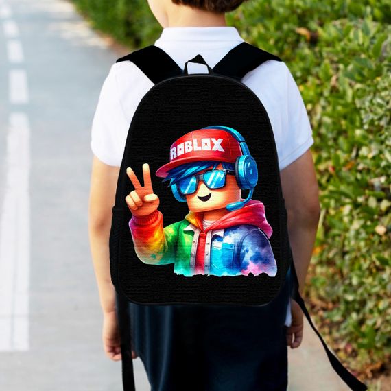 Рюкзак дитячий Роблокс 34х27 см ранець Roblox міський c принтом для хлопчика (00503)