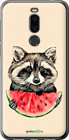 Чохол на Meizu X8 Єнотик з кавуном "4605u-1601-2448"