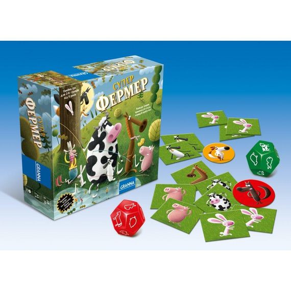 Настольная игра Суперфермер в стиле ранчо | Зображення 1