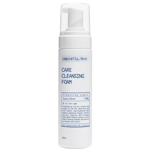 Мягкая очищающая пенка для умывания Logically, Skin Care Cleansing Foam (200 ml)