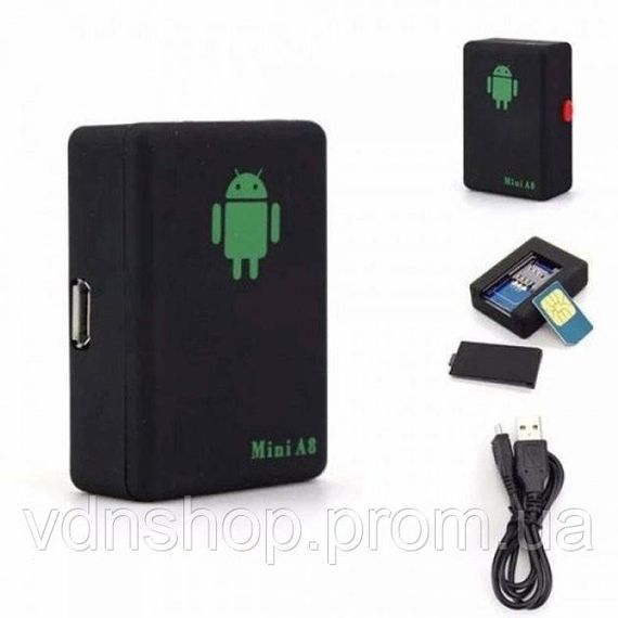 Потужний трекер GPS SIM А8, GPS брелок на ключі, Маячок для відстеження, mini a8 GPRS трекер RN-74 | Зображення 1