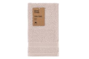 Полотенце махровое Ardesto SuperSoft ART-2230-NS 50х30 см бежевое