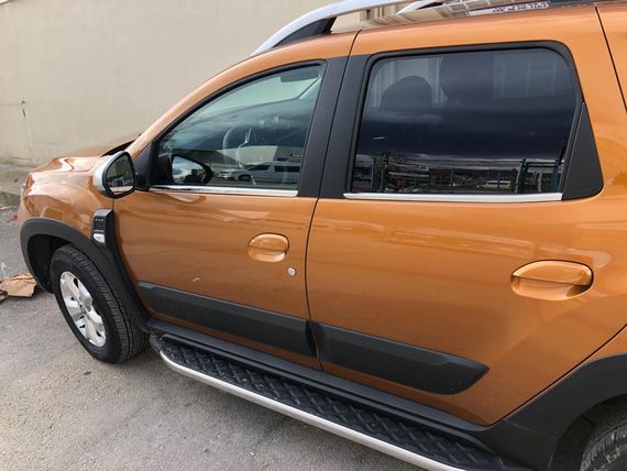 Нижня окантовка вікон (4 шт, нерж) OmsaLine - Італійська нержавійка для Dacia Duster 2018-2024 рр | Зображення 1