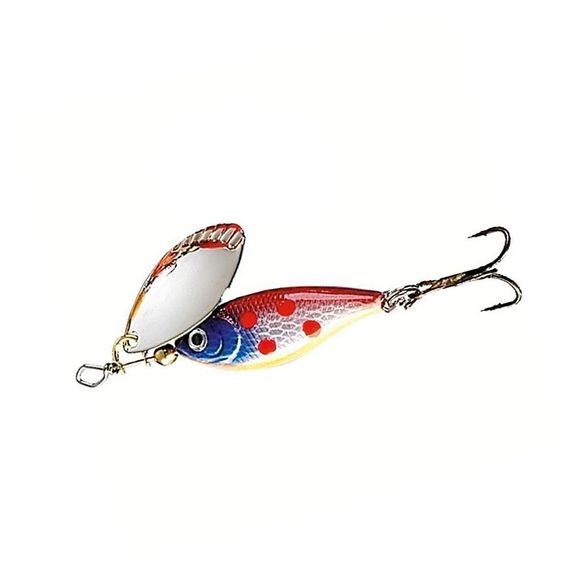 Блешня Fladen Loket 9gr Blue/grreen/Red (960-231) Блешня рибальська Блешня оберталка | Зображення 4