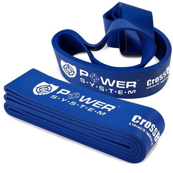Еспандер-петля (гумка для фітнесу і кроссфіту) Power System PS-4054 CrossFit Level 4 Blue (опір 22-50 кг)
