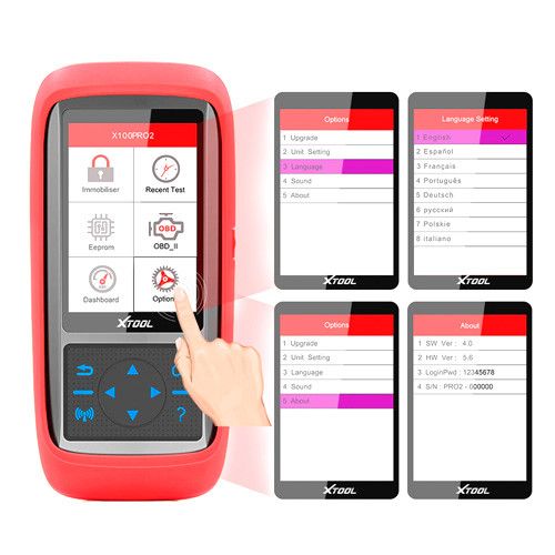 Программатор автоключей корректор одометров Xtool X100PRO2 универсальный | Зображення 2
