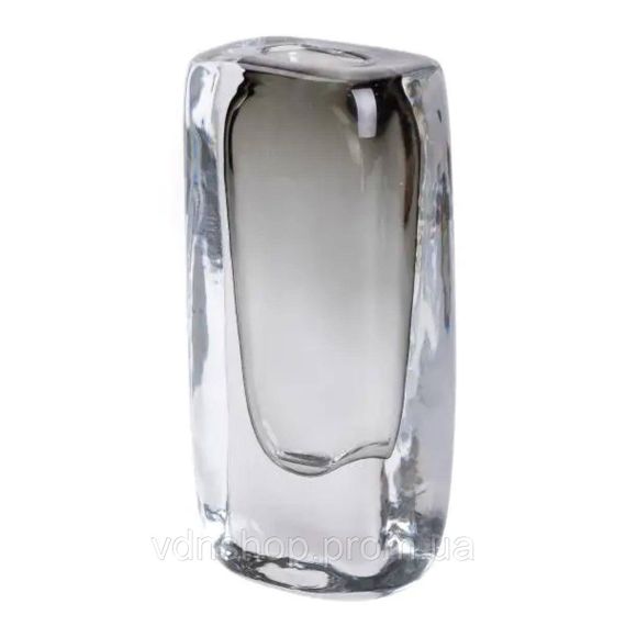 Ваза скляна прозора 8.3х6х18.5 см для квітів декоративна 150 мл HP-10-17 | Зображення 1